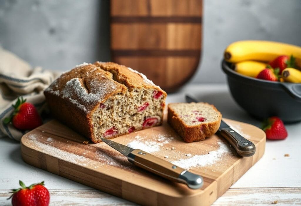 Strawberry Banana Bread