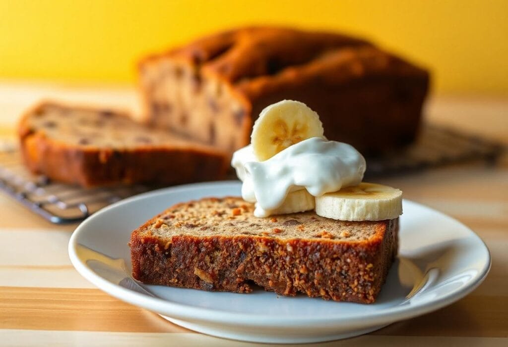 Eggless Banana Bread 