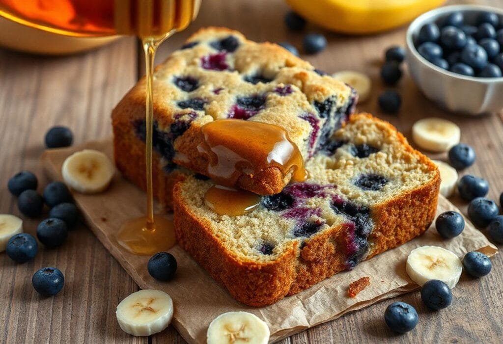 Banana Blueberry Bread