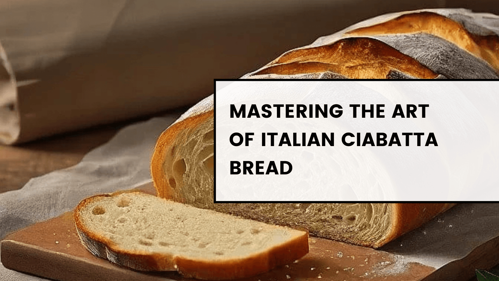 Mastering the Art of Italian Ciabatta Bread